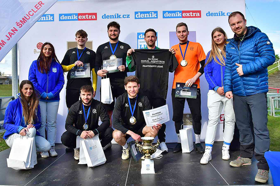 Zaměstnanecká liga: Triumf v lázních braly Františkovy Lázně Aquaforum